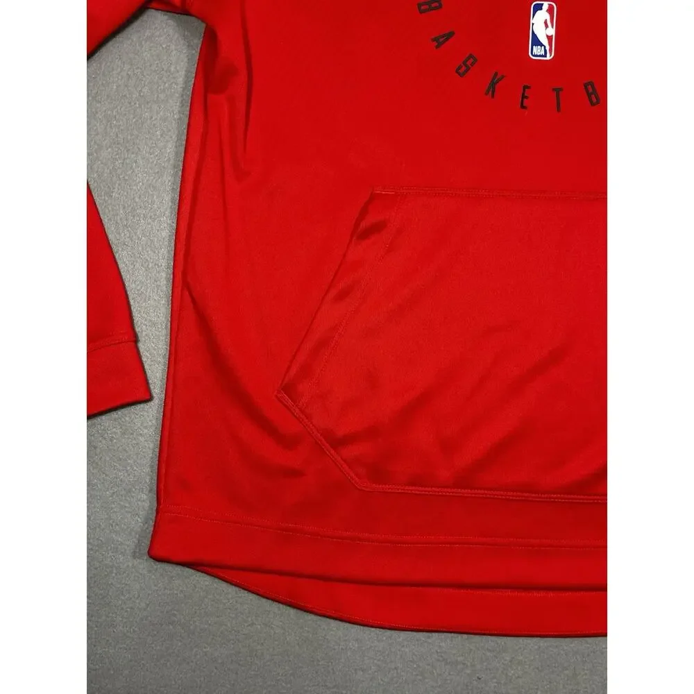 Nike Dri-FIT Chicago Bulls NBA Basketball Hoodie Red Men’s Large